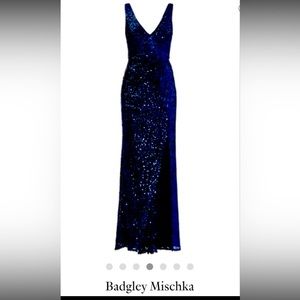 Badgley Mischka Ombré Astor Gown